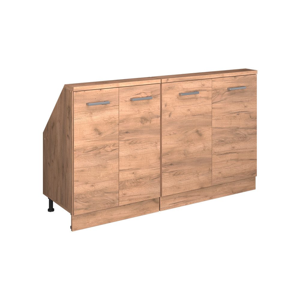 Vicco Unterschrank R-Line, Goldkraft Eiche, 140 günstig online kaufen