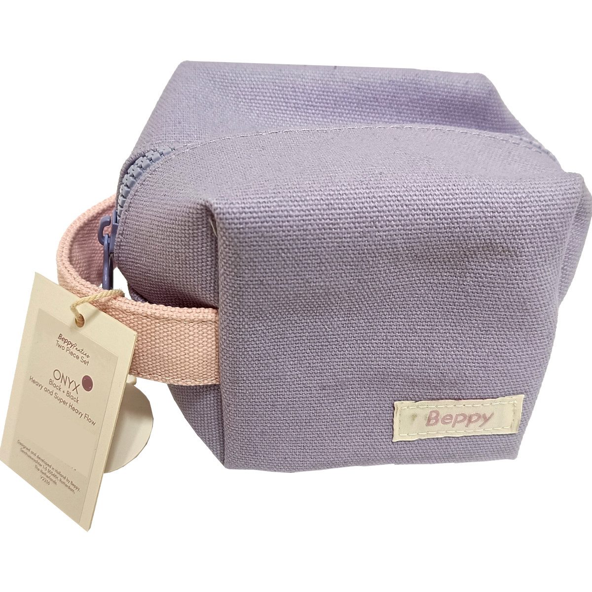 Beppy Periodenslip ONYX (Packung mit, 2-St) Größe XL, mit Waschtasche und Aufbewahrungstasche