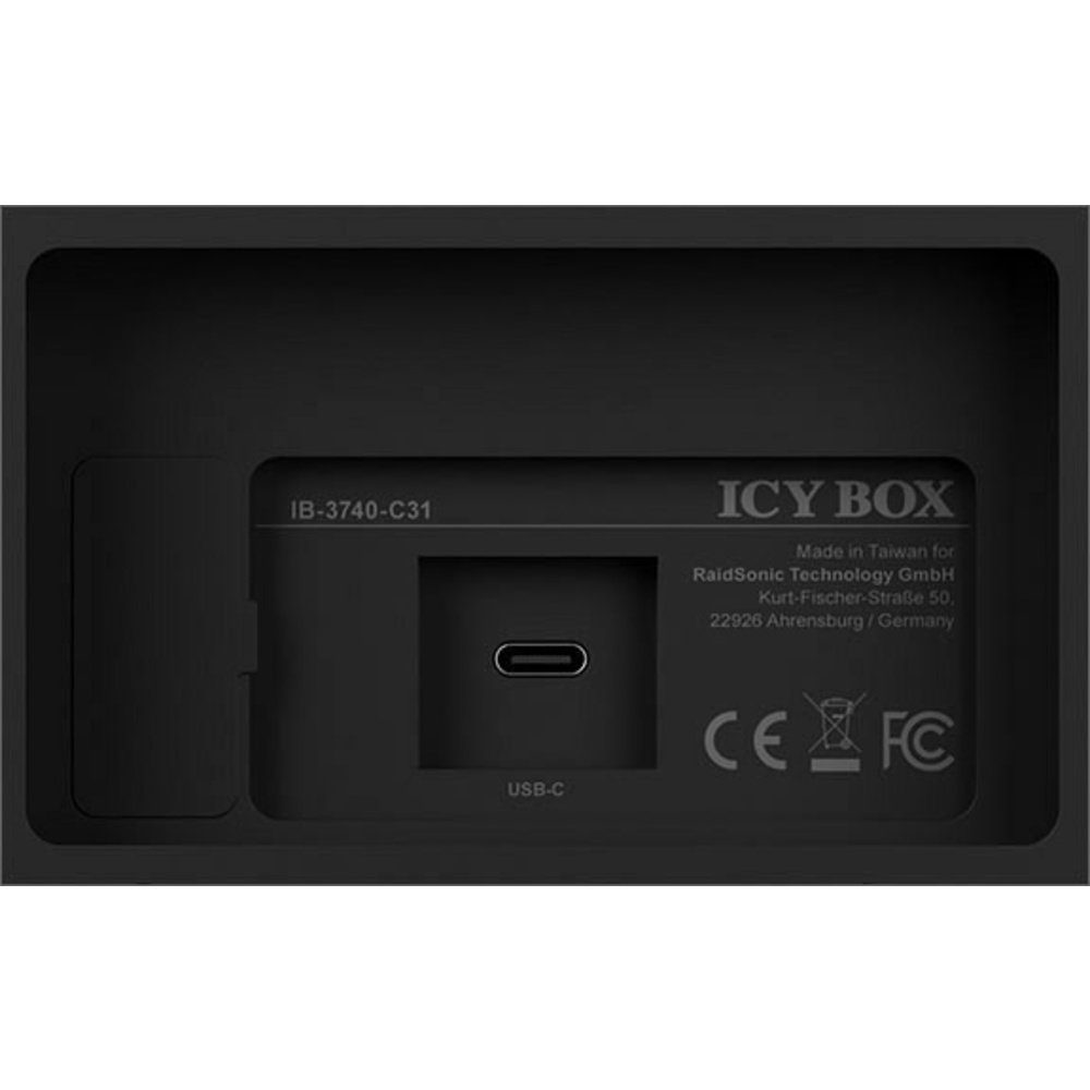 ICY BOX Festplatten-Gehäuse ICY BOX 60360 SATA-Festplatten-Gehäuse 2.5 Zoll USB-C® (USB 3.1 Gen 2) – Bild 3 von 5