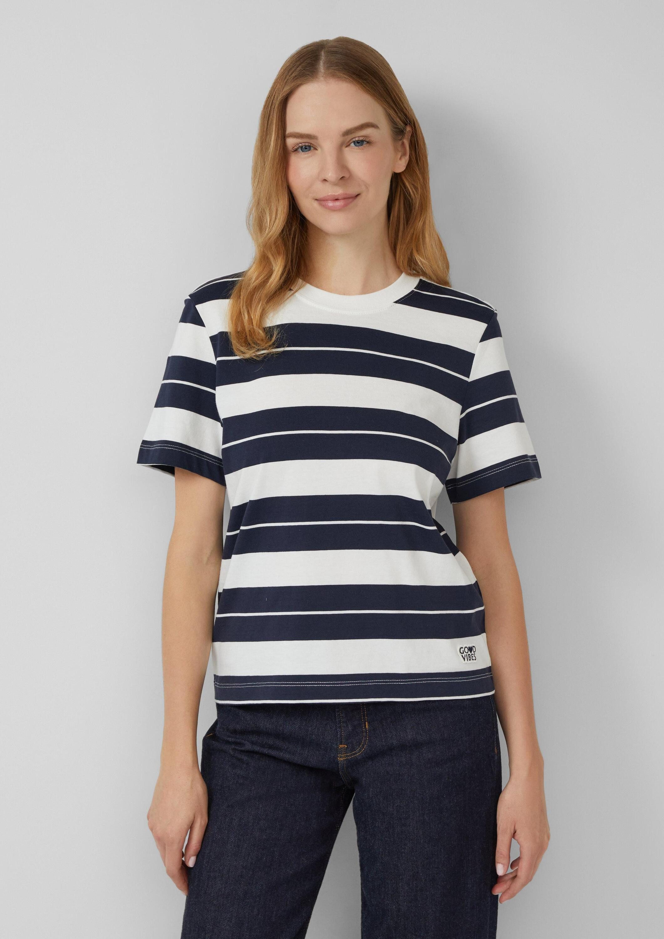 s.Oliver Kurzarmshirt T-Shirt (1-tlg) günstig online kaufen
