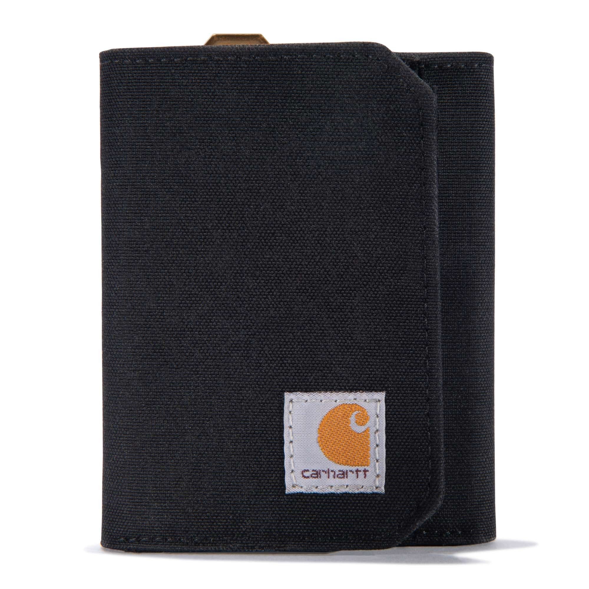 Carhartt Geldbörse Nylon Duck Trifold (1-tlg), wasserabweisendes Wallet Finish black