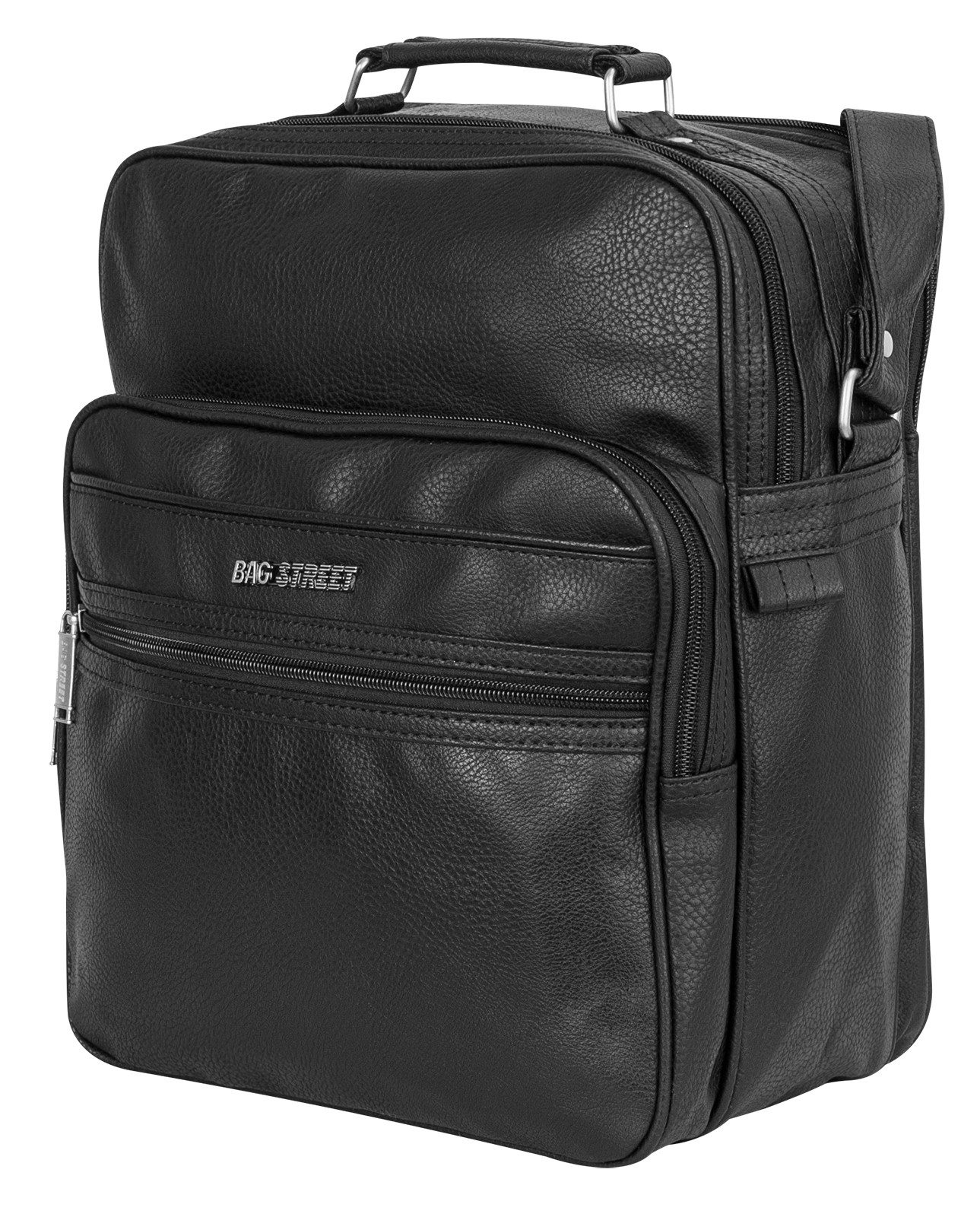 BAG STREET Umhängetasche Bag Street Herrentasche Arbeitstasche Flugbegleiter Tasche Schwarz – Bild 4 von 5