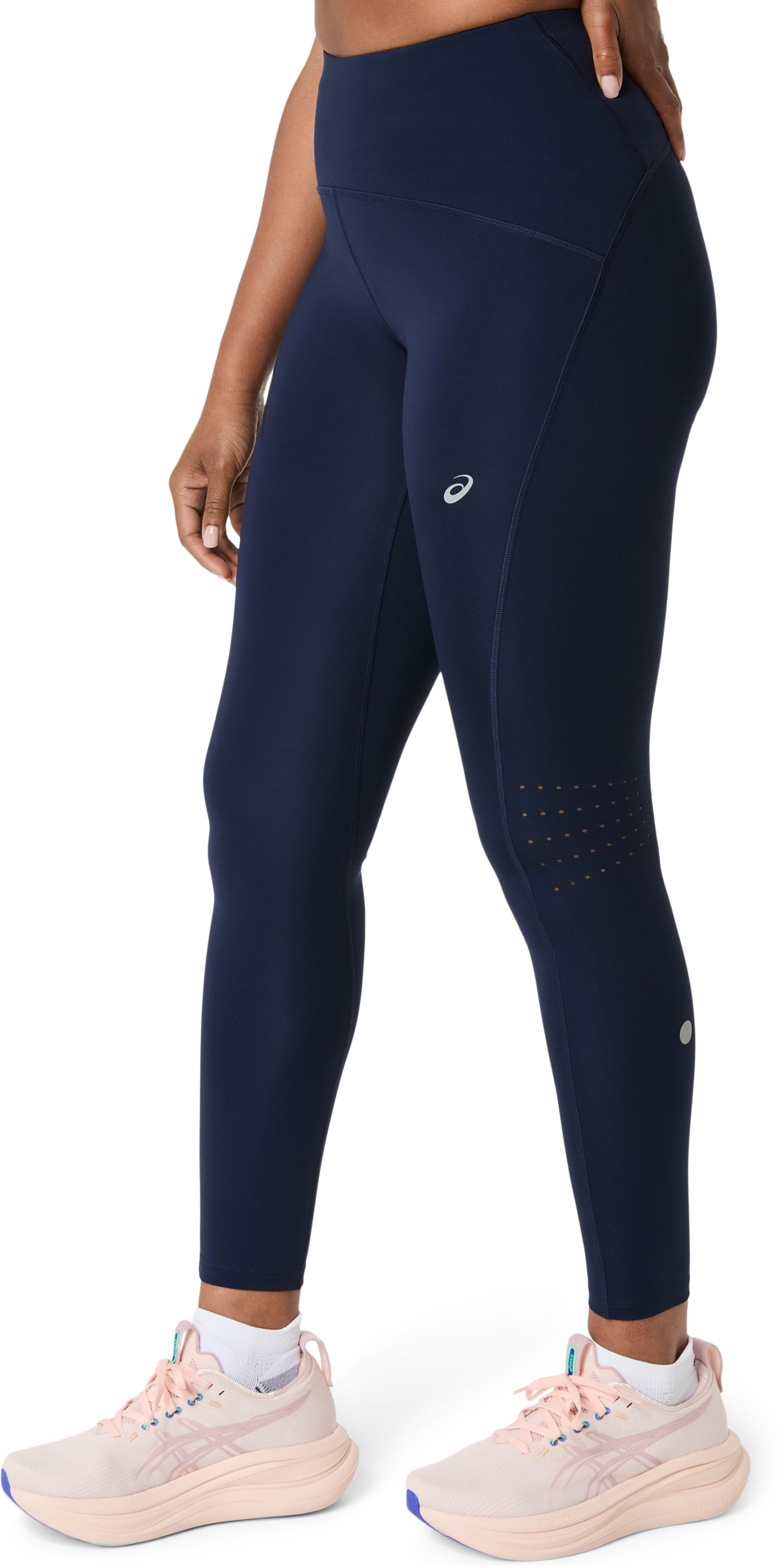 Asics Lauftights ROAD HIGH WAIST TIGHT mit mehreren Taschen, schnell trocknend