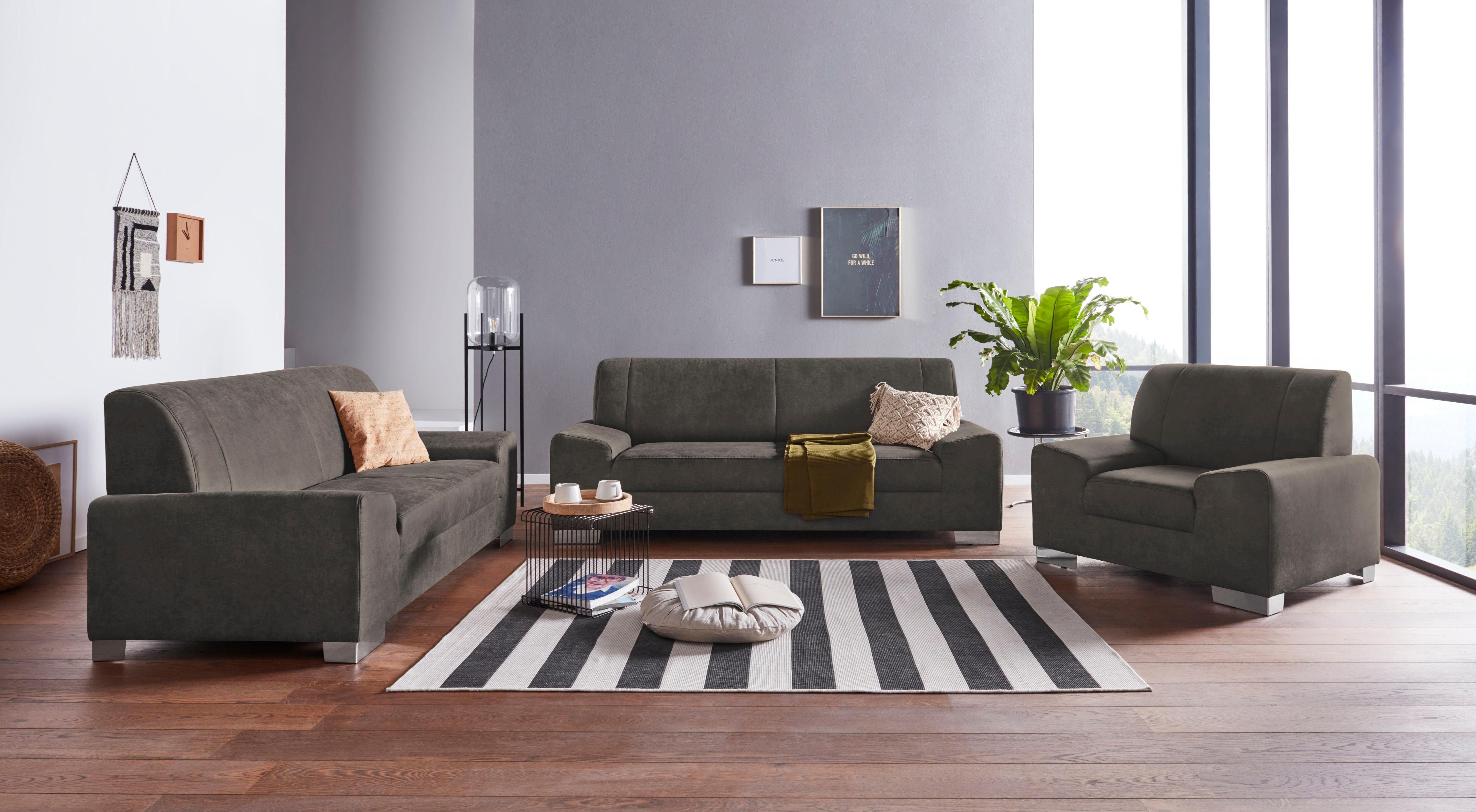 DOMO collection Sessel Anzio, wahlweise mit Federkern
