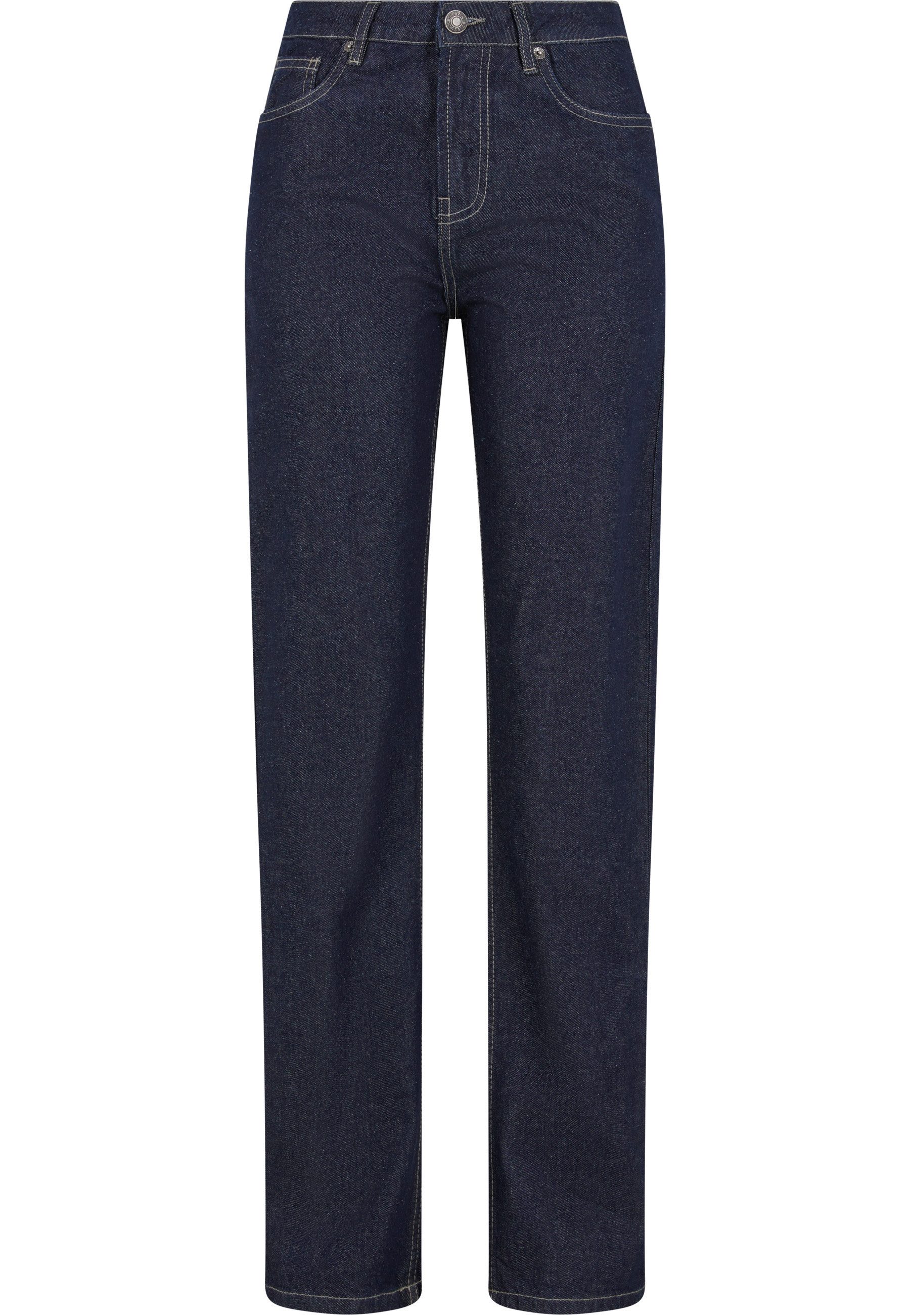 URBAN CLASSICS Bequeme Jeans Urban Classics Ladies Straight Fit Denim