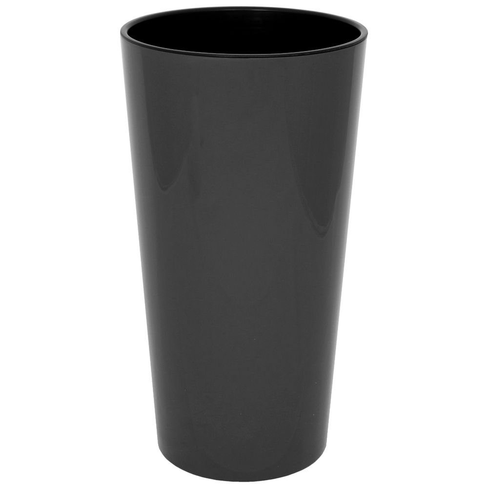 Heimwerkercenter Übertopf MePla - Hochkübel Lilia -ø14cm / H=26cm - anthraz günstig online kaufen