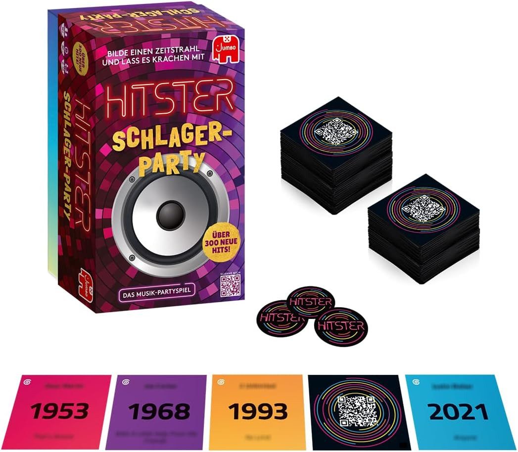 Jumbo Spiele Plüschfigur Jumbo Spiele Hitster Schlagerparty Party und Karte günstig online kaufen