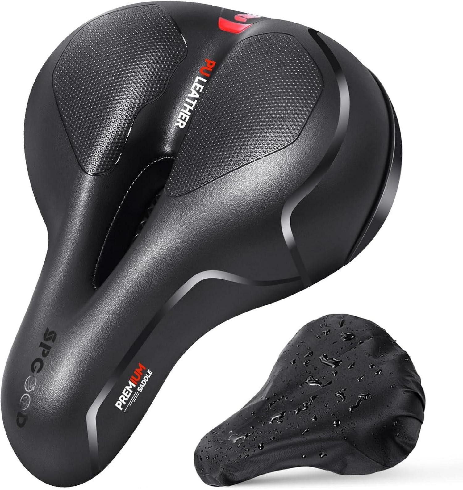 Fahrradständer Fahrradsattel Bequem Memory Foam Ergonomisch Atmungsaktiv Wasserdicht