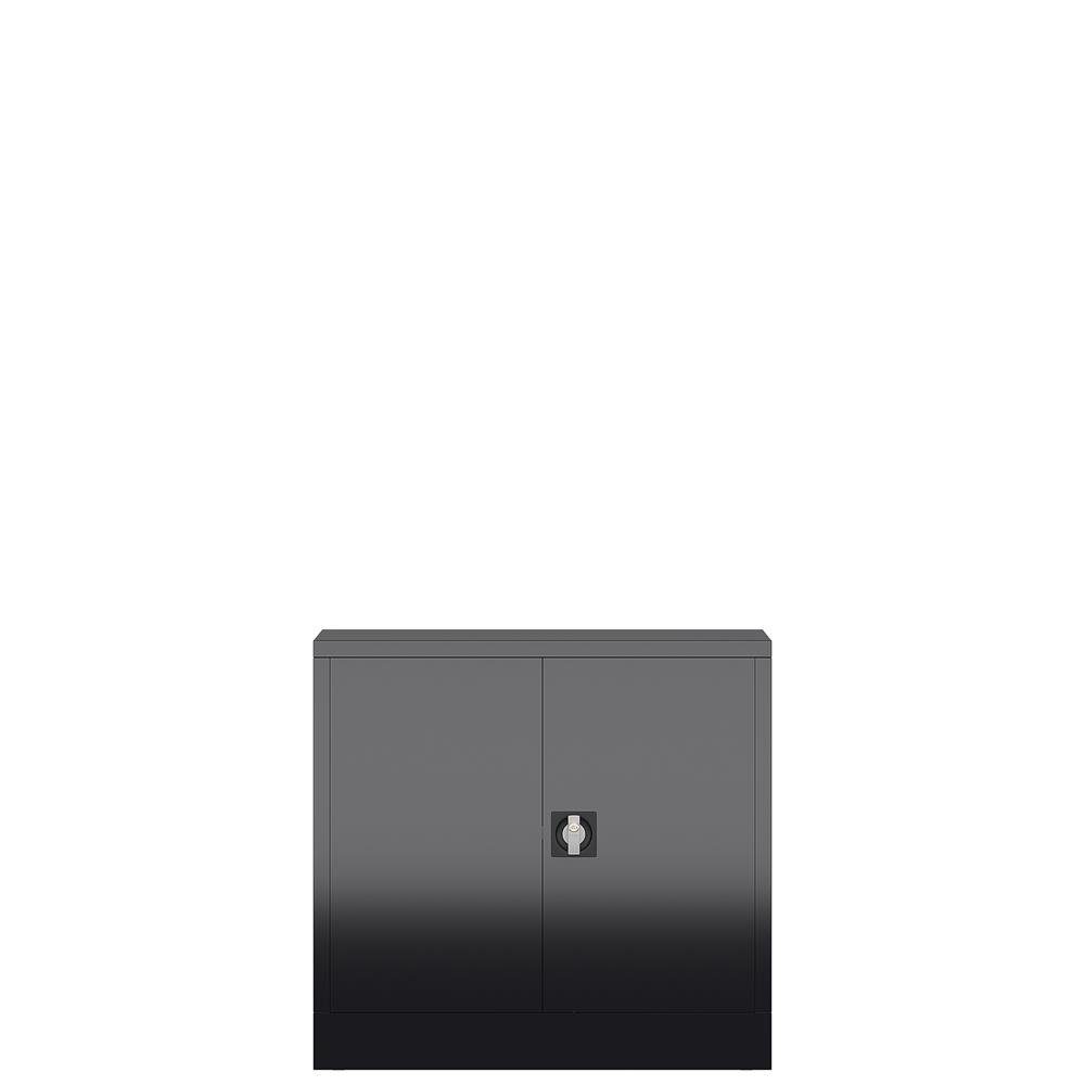 Steelboxx Mehrzweckschrank x ClassiX | Flügeltürenschrank, 380 schwarz mm 750 x 800 schwarz