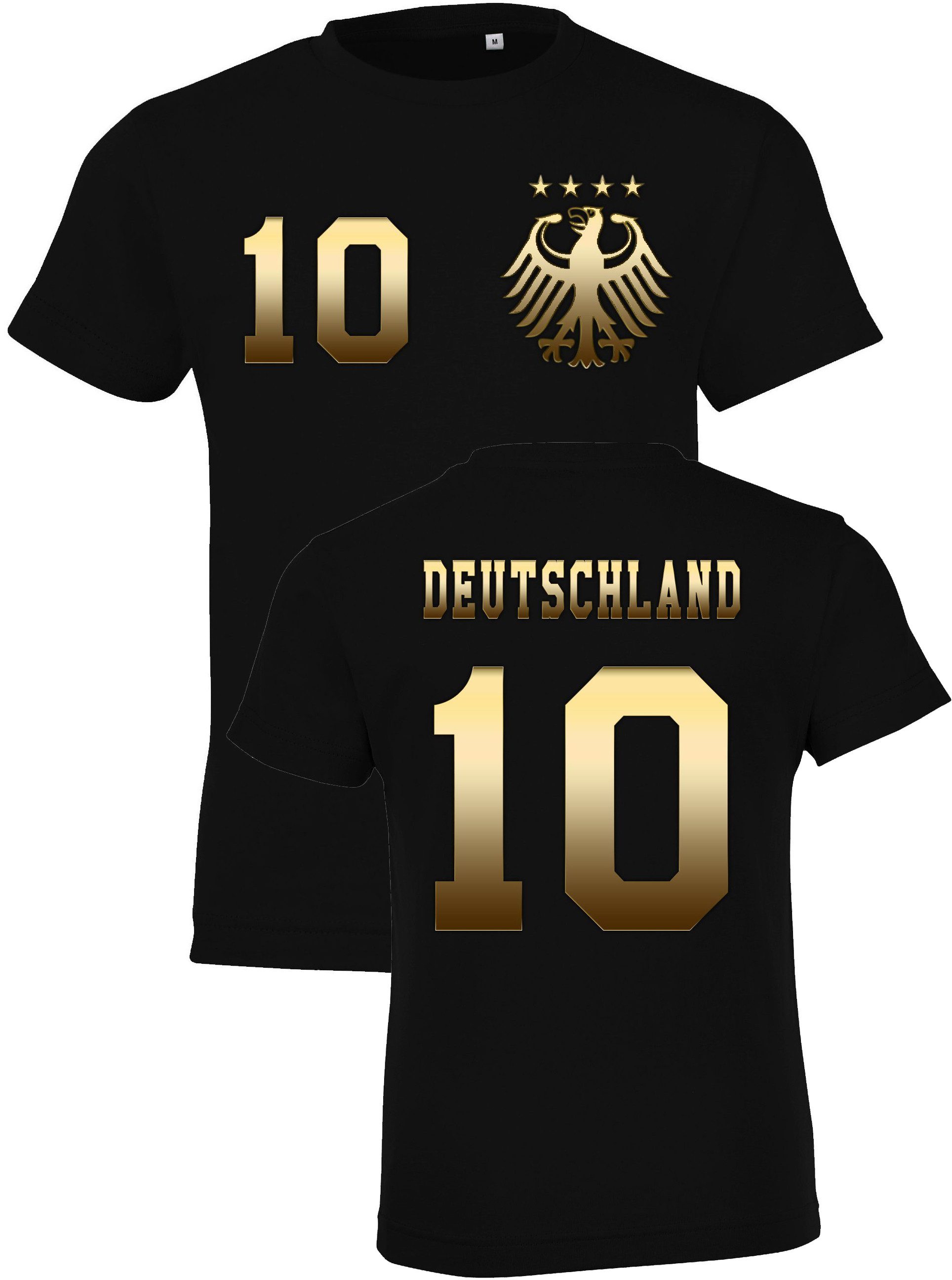 Youth Designz T-Shirt Deutschland Kinder T-Shirt im Fußball Trikot Look EM 2024 mit trendigem Motiv