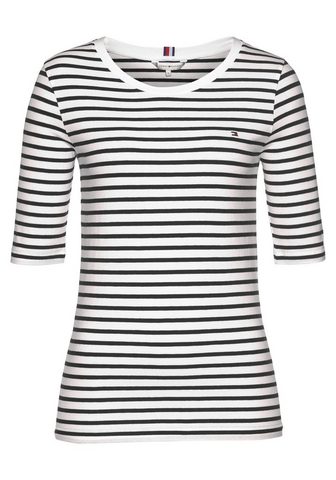 TOMMY HILFIGER Блуза с круглым вырезом »TH ESSE...
