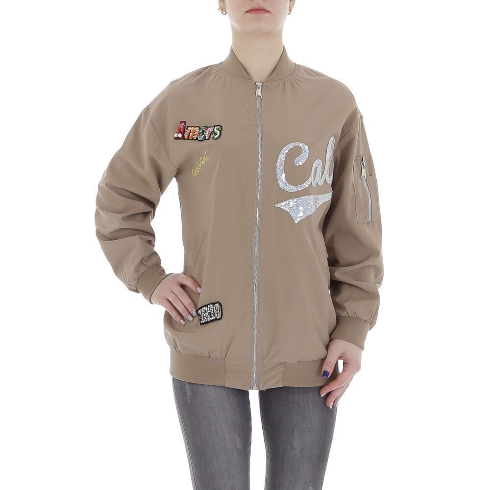 Ital-Design Collegejacke Damen Rockabilly (87256368) Glitzer günstig online kaufen