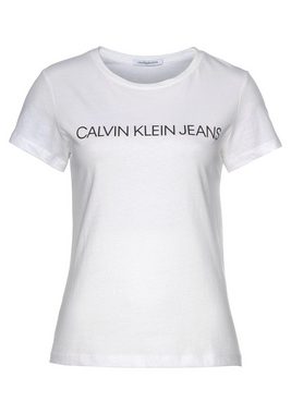 Calvin Klein Jeans T-Shirt »CORE INSTITUTIONAL LOGO SLIM FIT TEE« mit Calvin Klein Logo-Schriftzug