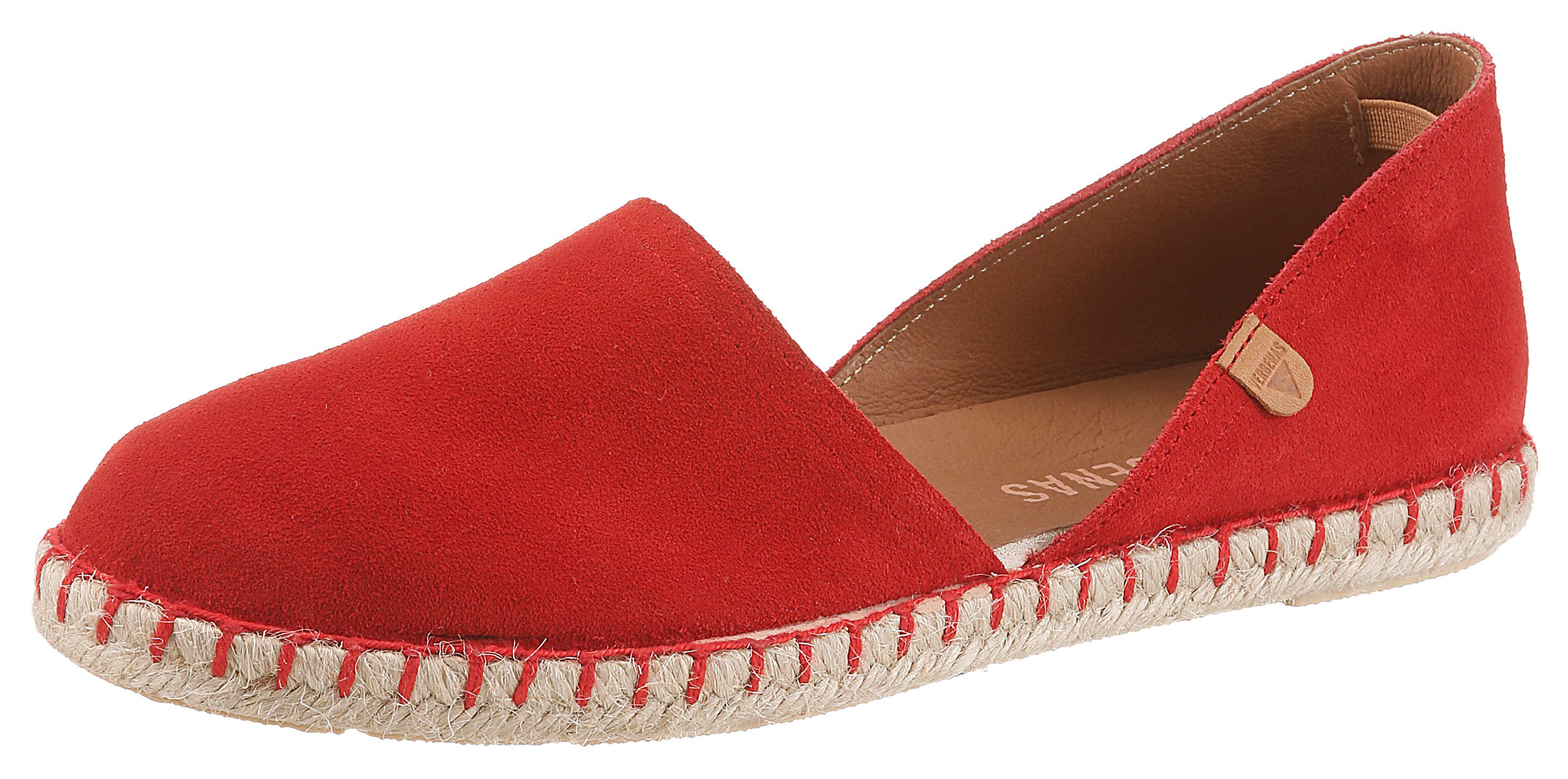 VERBENAS CARMEN SERRAJE Espadrille, Schlupfschuh, Sommerschuh, Loafer mit typischem Jute-Rahmen
