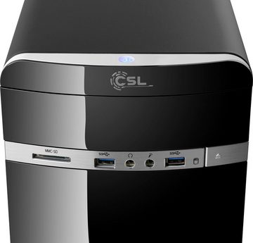 CSL Sprint V28985 Gaming-PC (AMD Ryzen 3 4300GE, AMD Radeon Graphics, 8 GB RAM, 500 GB SSD, Luftkühlung)