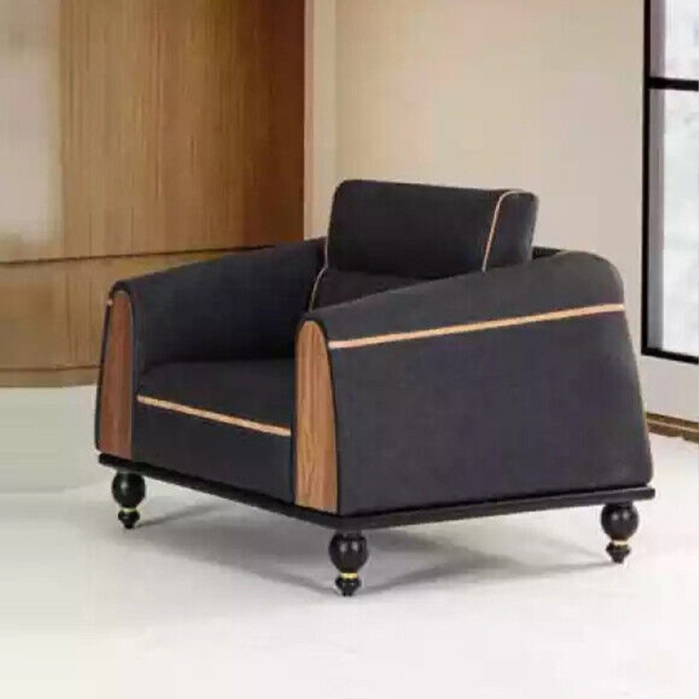 Europe Designer Sessel Sessel Made Arbeitszimmer Schwarz Möbel Luxus, Sitz JVmoebel Neu In