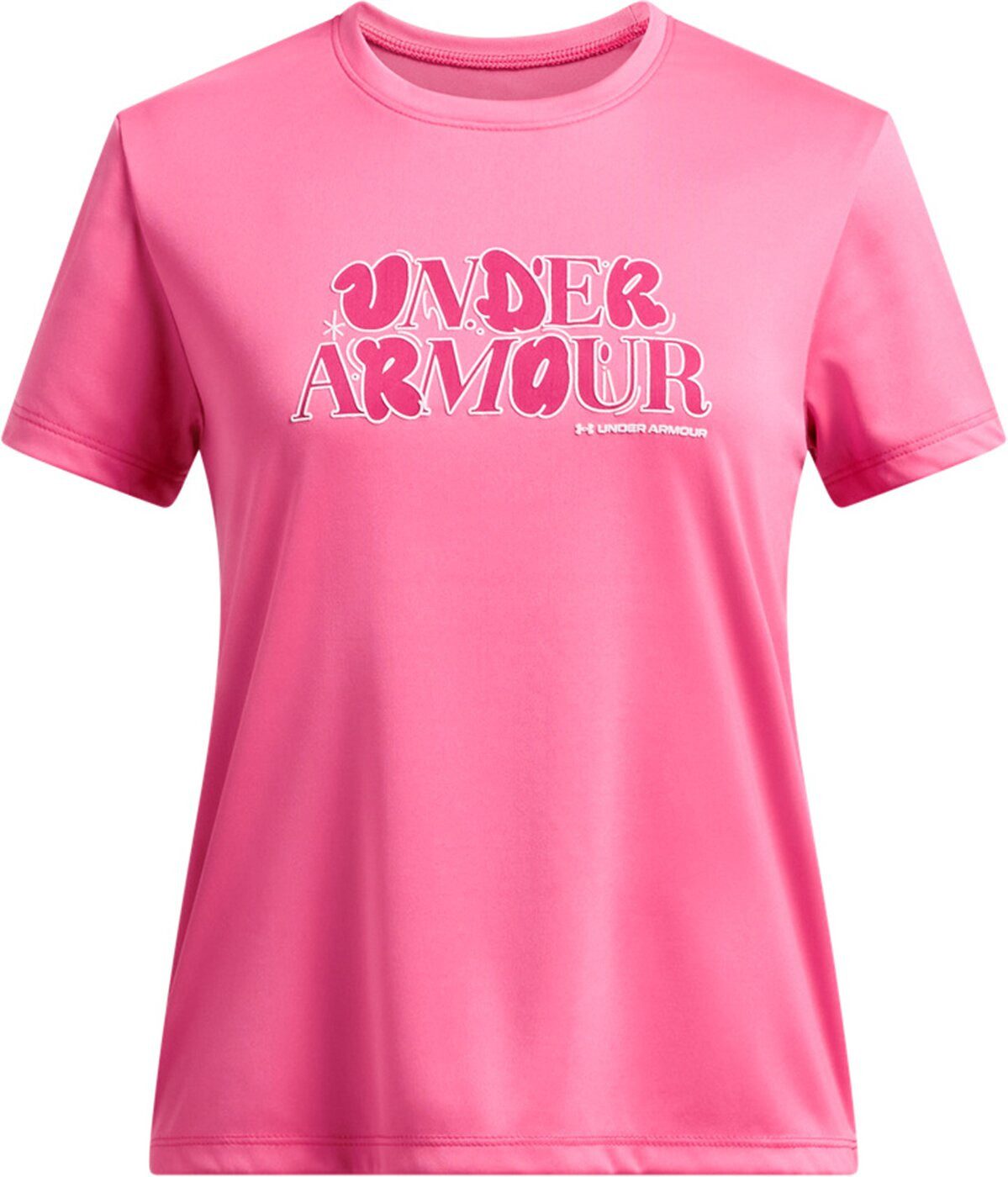 Under Armour® Funktionsshirt UA TECH WORDMARK SS SUPER PINK