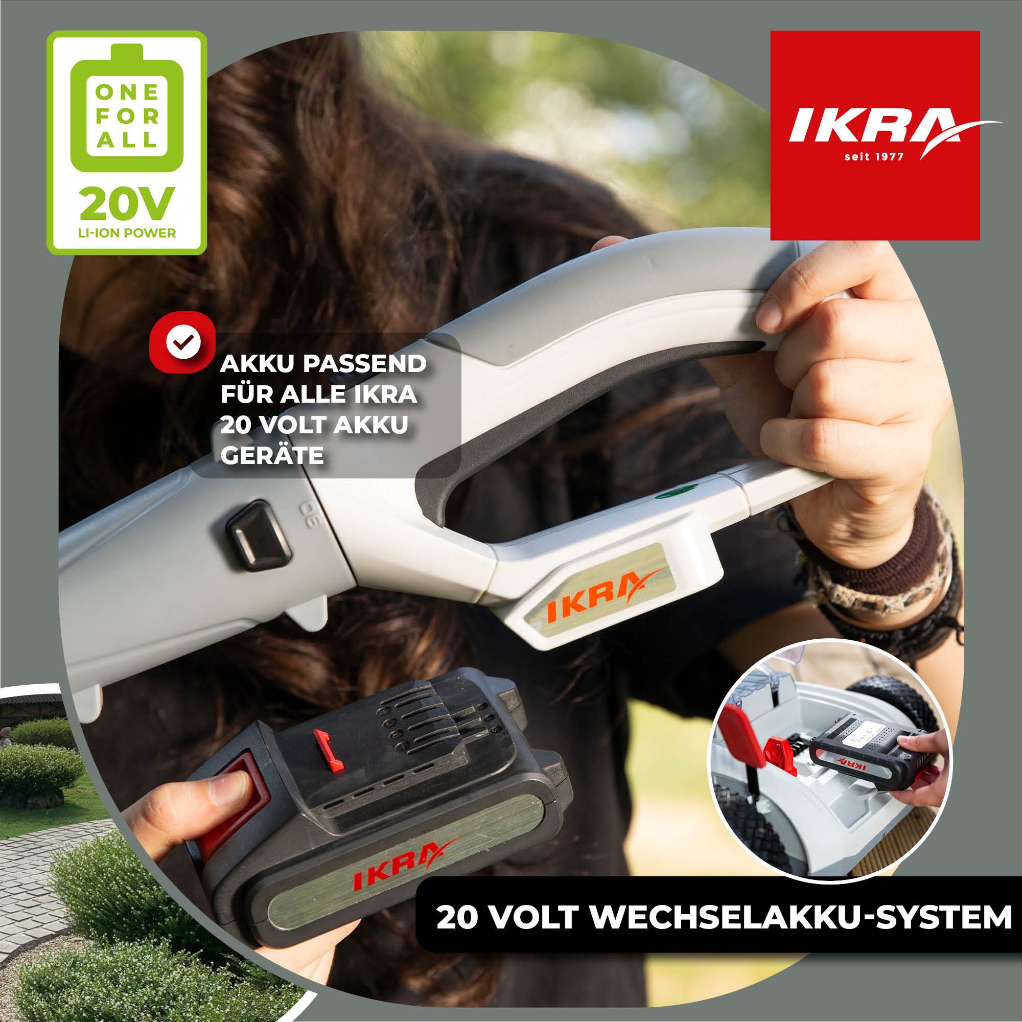 ikra GmbH ikra 20 V Akku Akku 20 mAh, 20 V