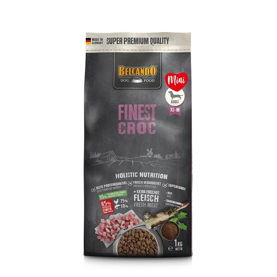 Belcando Finest Croc - hochwertiges Trockenfutter für kleine & mittlere Rassen