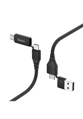4in1-Type-C-Kabel с Micro-USB- и USB-A...