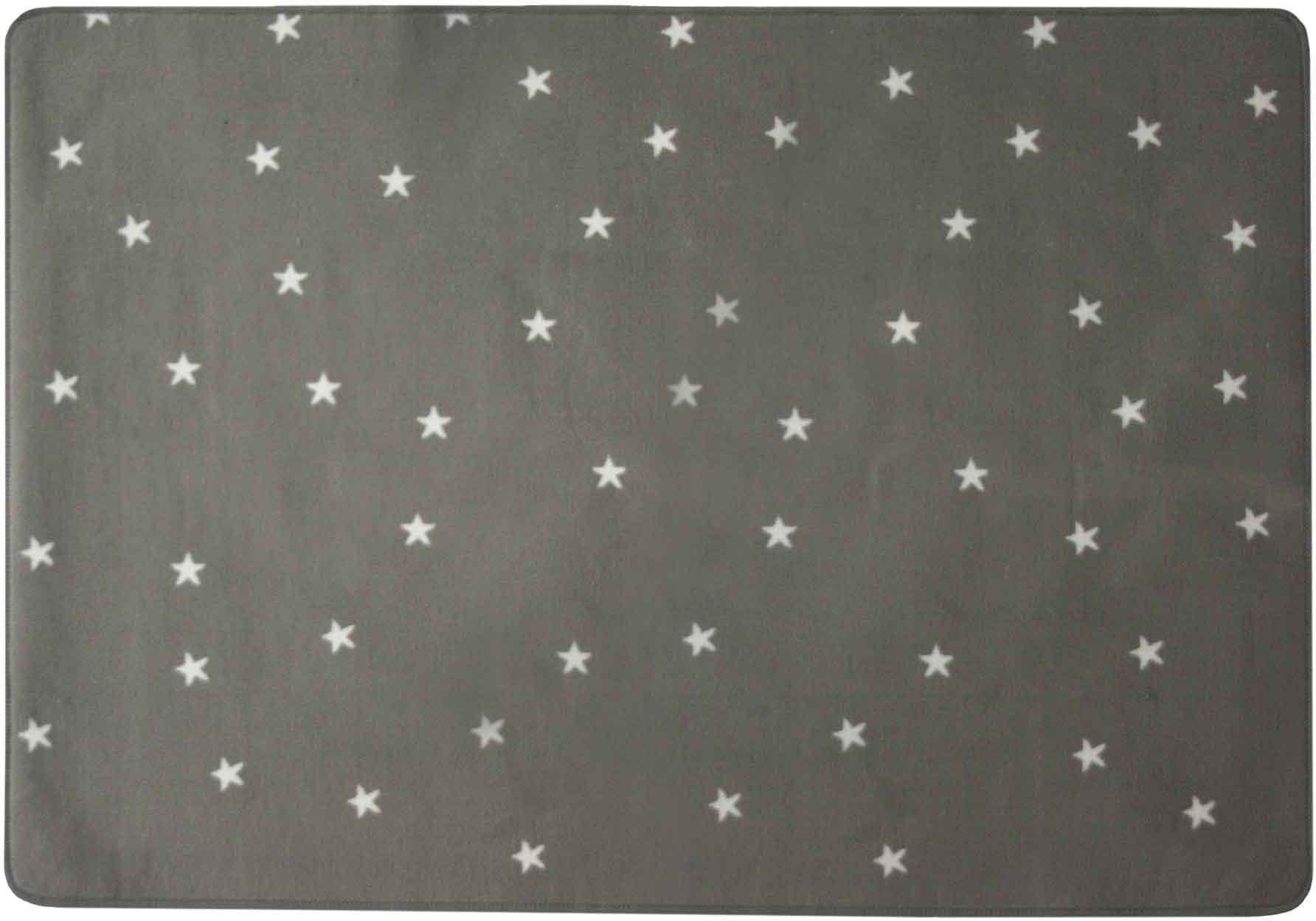 Primaflor-Ideen in Textil Kinderteppich STELLA, Made in Belgium, rechteckig, Höhe: 5 mm, Motiv Sterne, Kinderzimmer