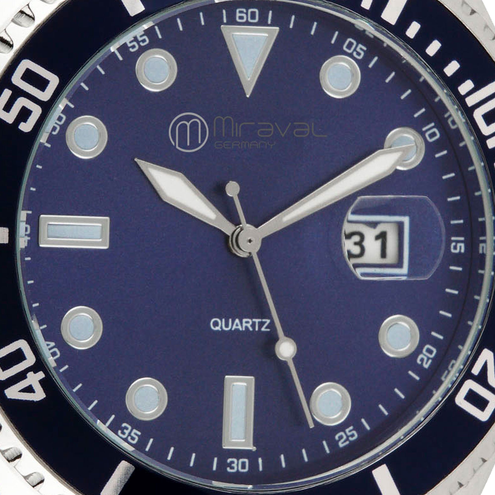 Miraval Quarzuhr Miraval Herrenarmbanduhr, mit Edelstahlarmband günstig online kaufen