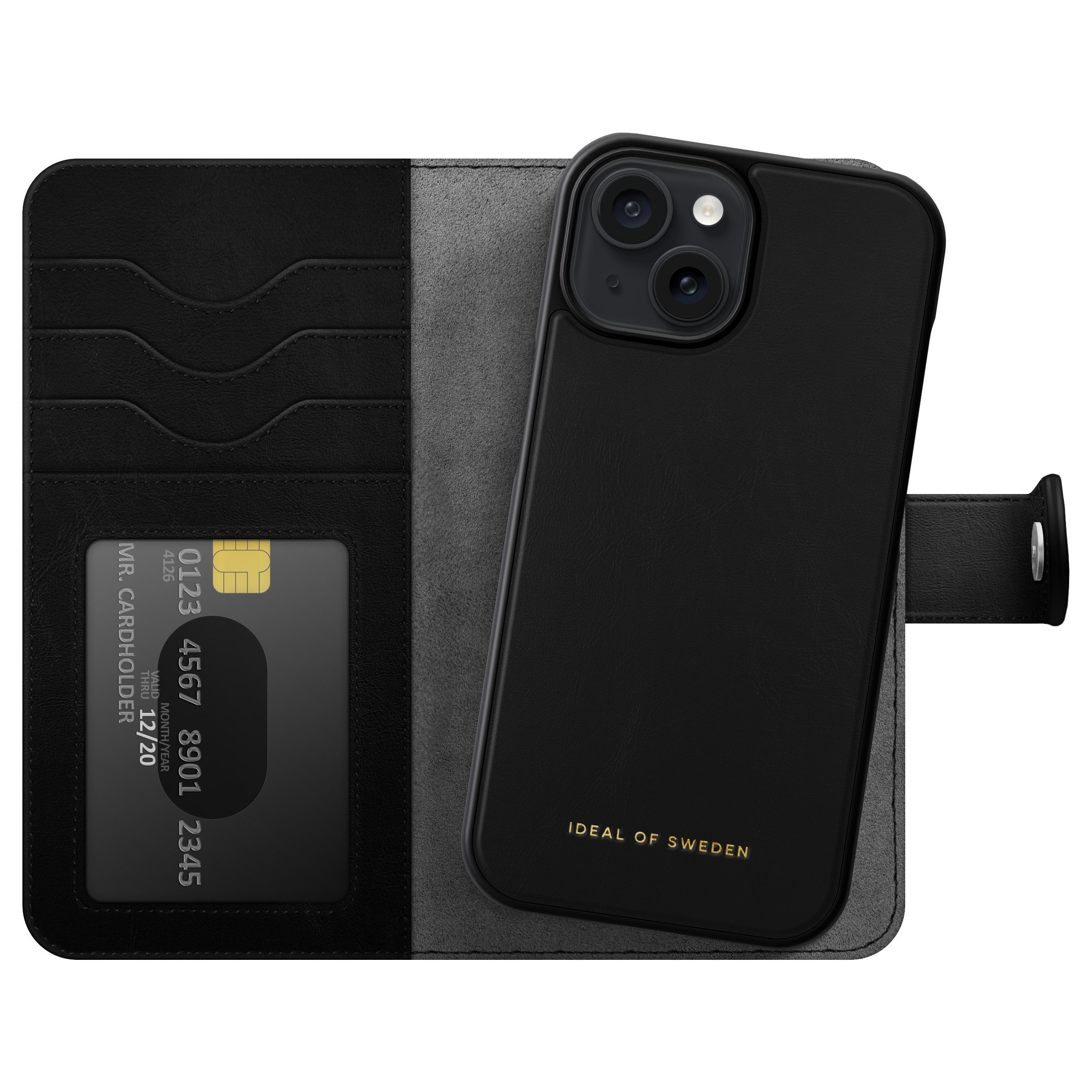 iDeal of Sweden Flip Case iDeal of Sweden Magnet Wallet+ Klapphülle Apple iPhone 15 - Black