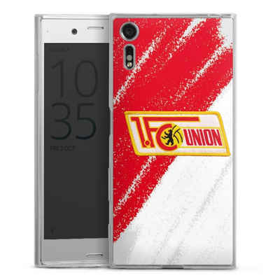 DeinDesign Handyhülle Offizielles Lizenzprodukt 1. FC Union Berlin Logo, Sony Xperia XZ Slim Case Silikon Hülle Ultra Dünn Schutzhülle