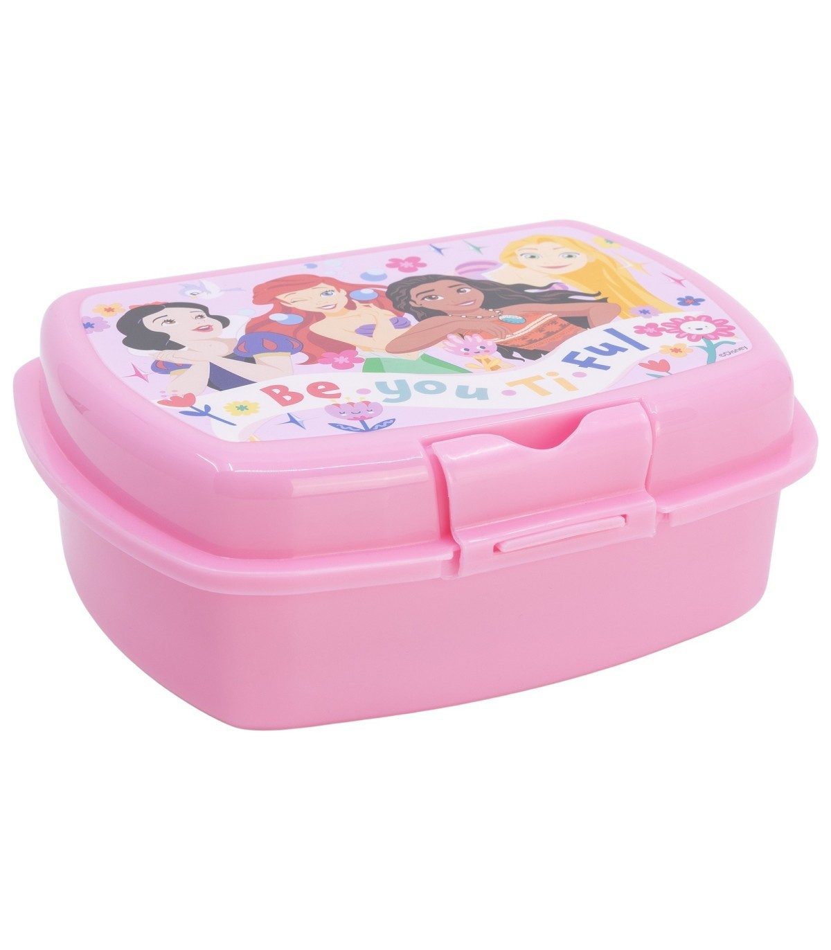 Disney Princess Lunchbox Kinder Brotdose für unterwegs und Kindergarten, (Set, 1x Deckel, 1x Schale)