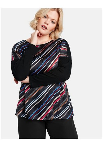 SAMOON Футболка длинный рукав с круглым вырез...