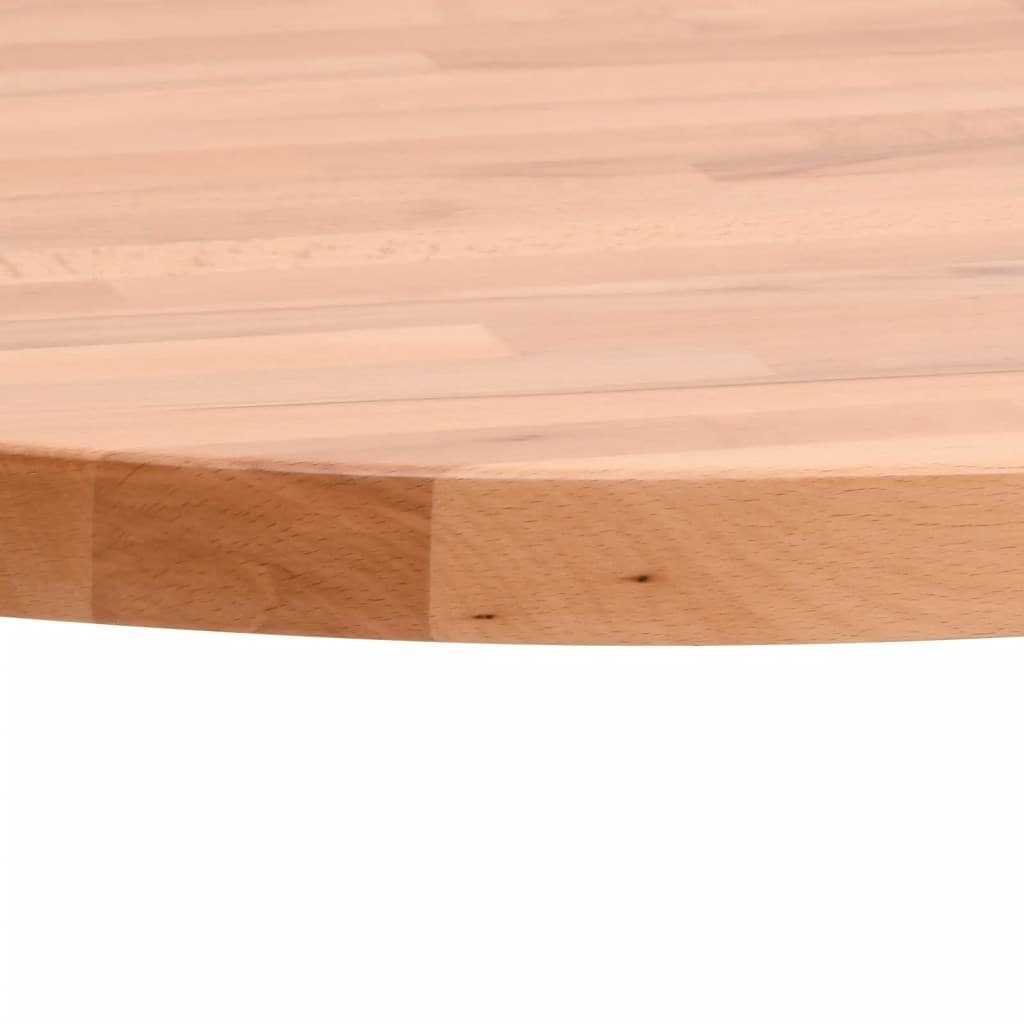 Buche Tischplatte Massivholz Ø80x4 furnicato Rund cm