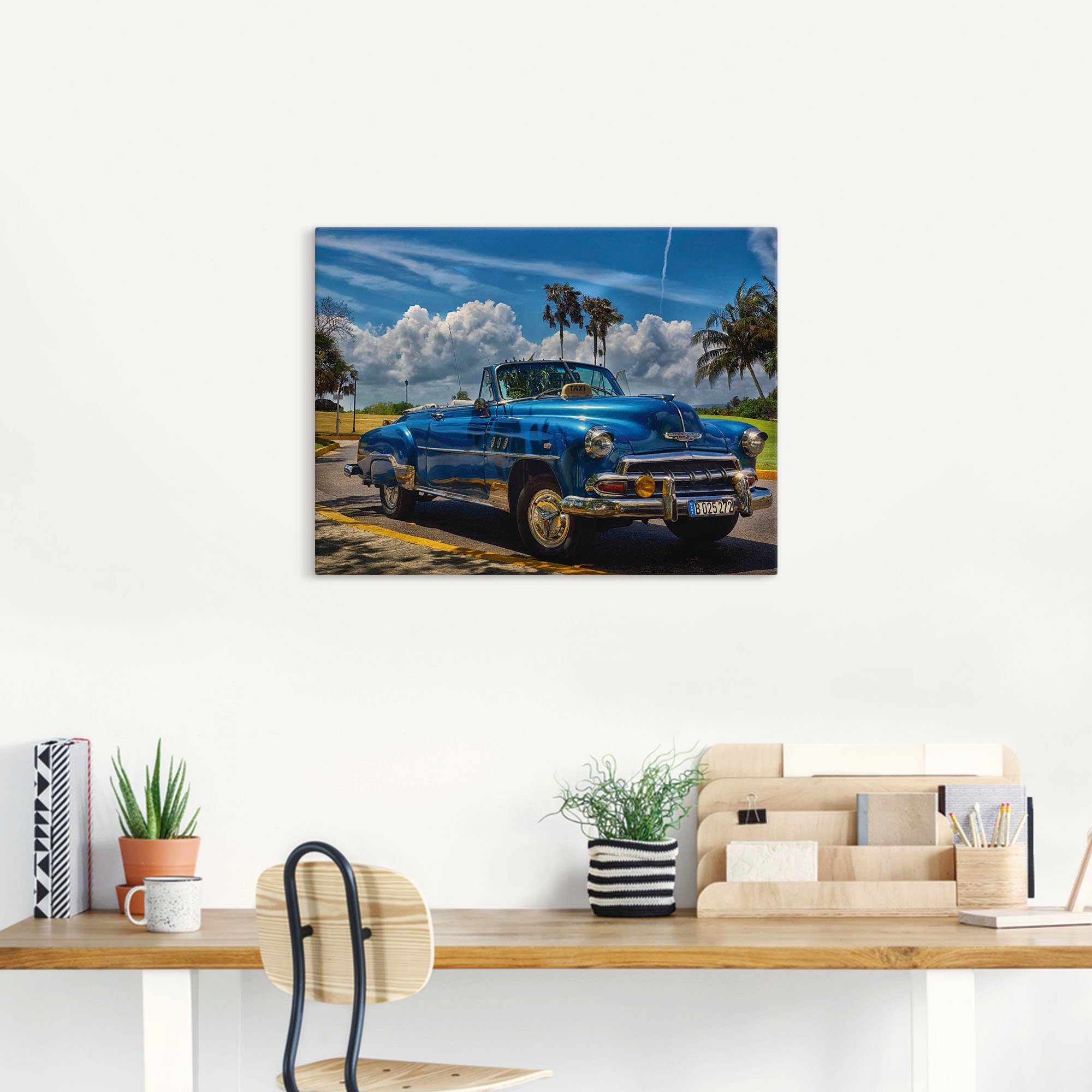 Artland Wandbild Havanna Flair, Auto (1 St), als Alubild, Leinwandbild in verschied. Größen