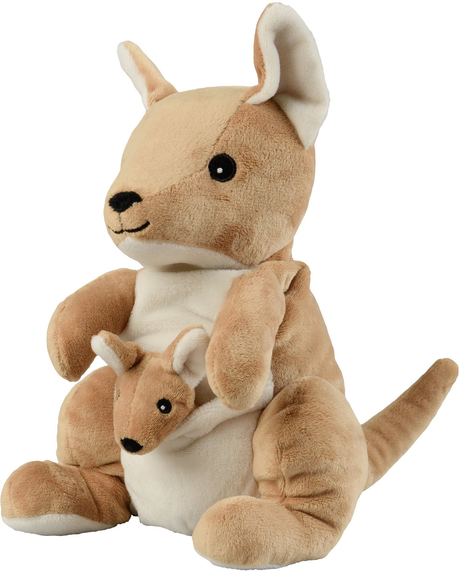 Warmies® Wärmekissen Känguru, für die Mikrowelle und den Backofen | Kinder-Körnerkissen