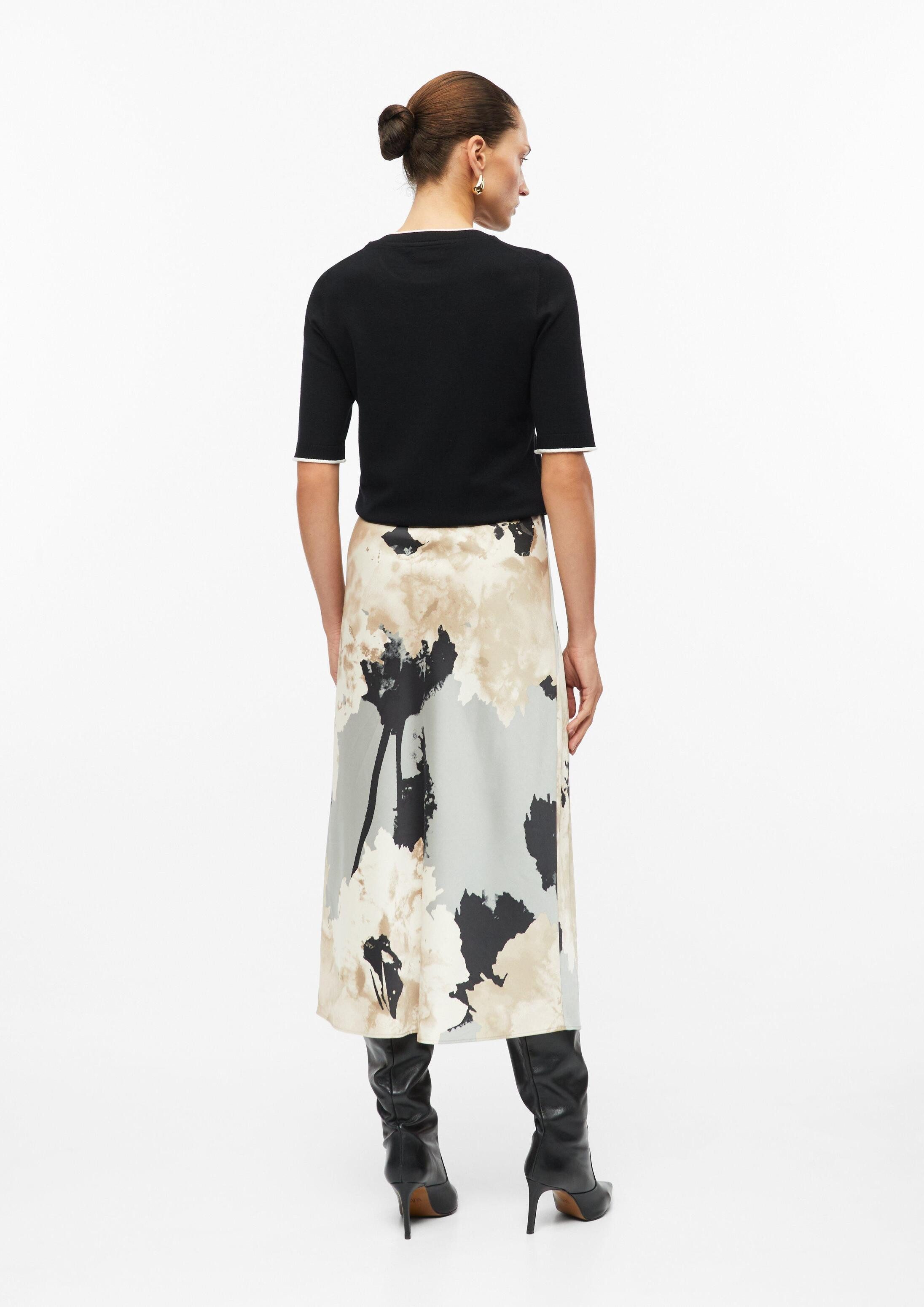 s.Oliver Midirock Rock Satinrock mit All-over-Print