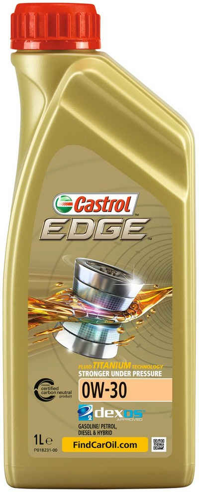 Castrol Motoröl EDGE 0W-30, 1 Liter, für PKW