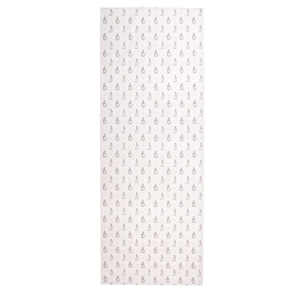 Macosa Home Tischläufer Ostern 50 x 140 cm Osterhase Baumwolle Osterdeko Tisch Läufer (Ostertischdecke modern, Tischband Tafelläufer Alloverprint Hase), Tischdecke Tischwäsche Tischdekoration Tischmatte