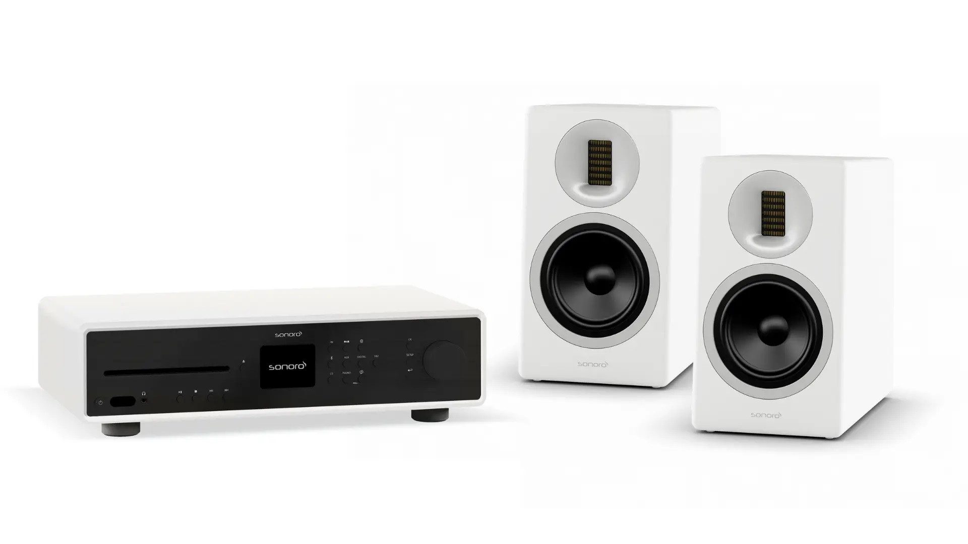 Sonoro Sonoro MAESTRO + ORCHESTRA GEN.2 - Black & White Audio Ensemble Stereoanlage