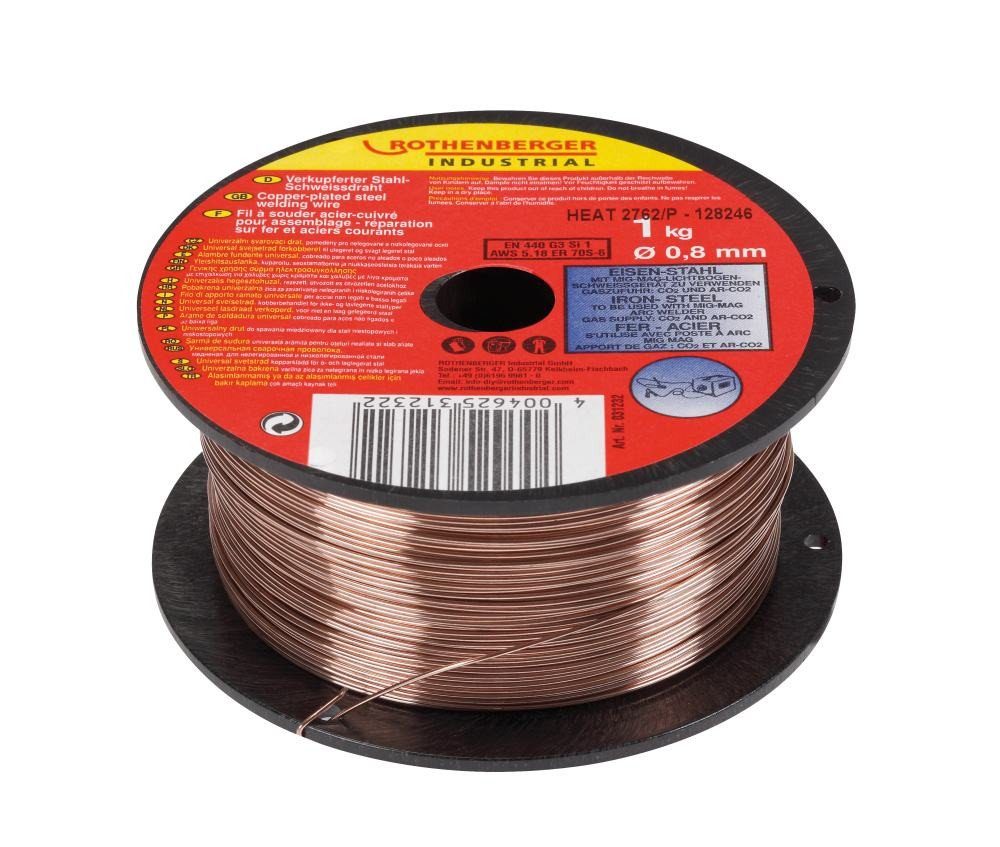 Rothenberger Schweißdraht Rothenberger Schutzgas-Schweißdraht verkupfert Ø