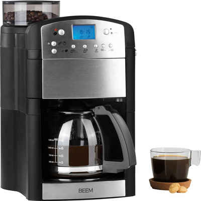 BEEM Kaffeemaschine mit Mahlwerk Fresh-Aroma-Perfect Thermostar, 1,25l Kaffeekanne, goldfarbener Permanentfilter