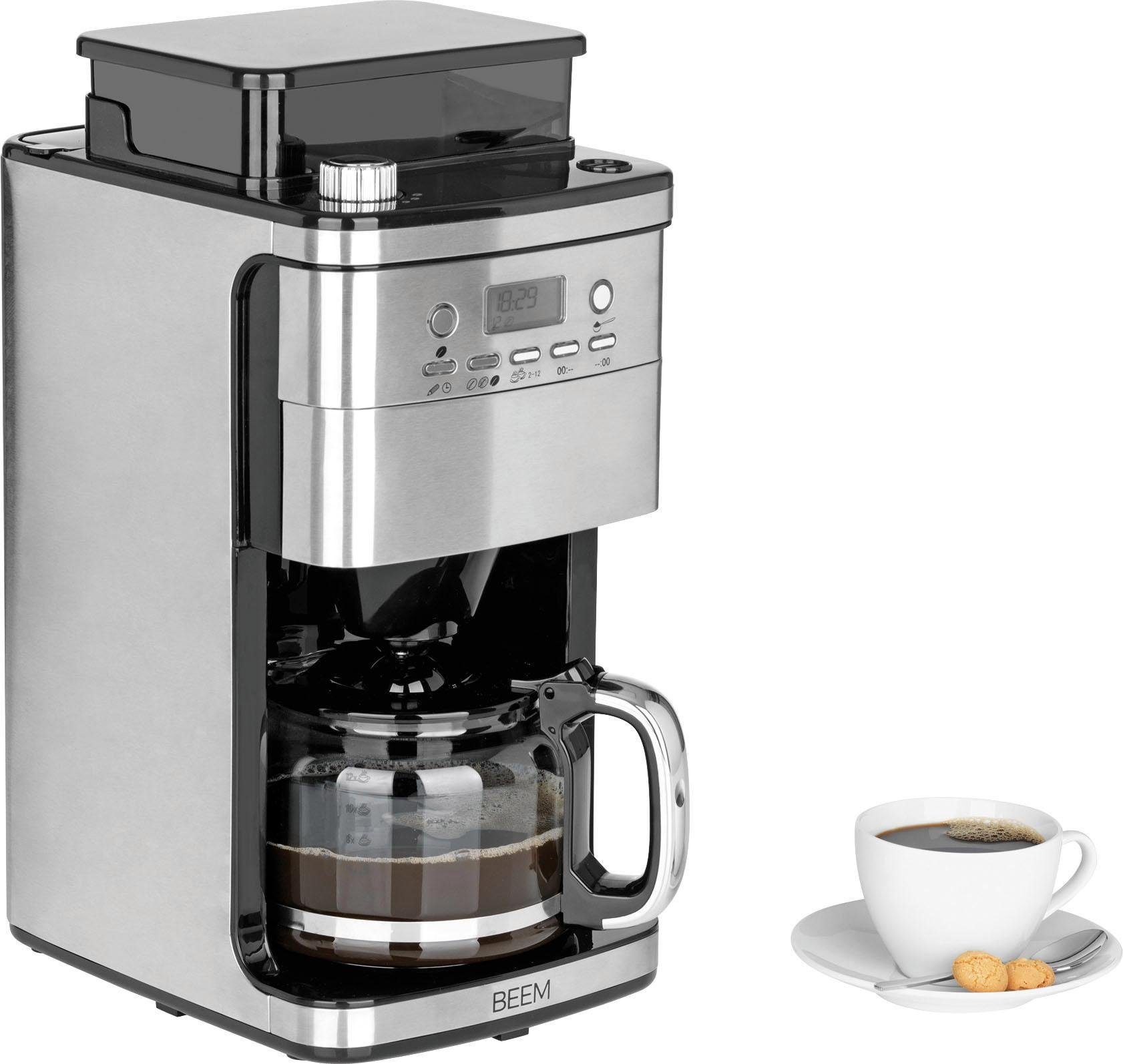 BEEM Kaffeemaschine mit Mahlwerk Fresh-Aroma-Perfect Superior, 1,25l  Kaffeekanne, Permanentfilter 1x4, mit Glaskanne online kaufen | OTTO