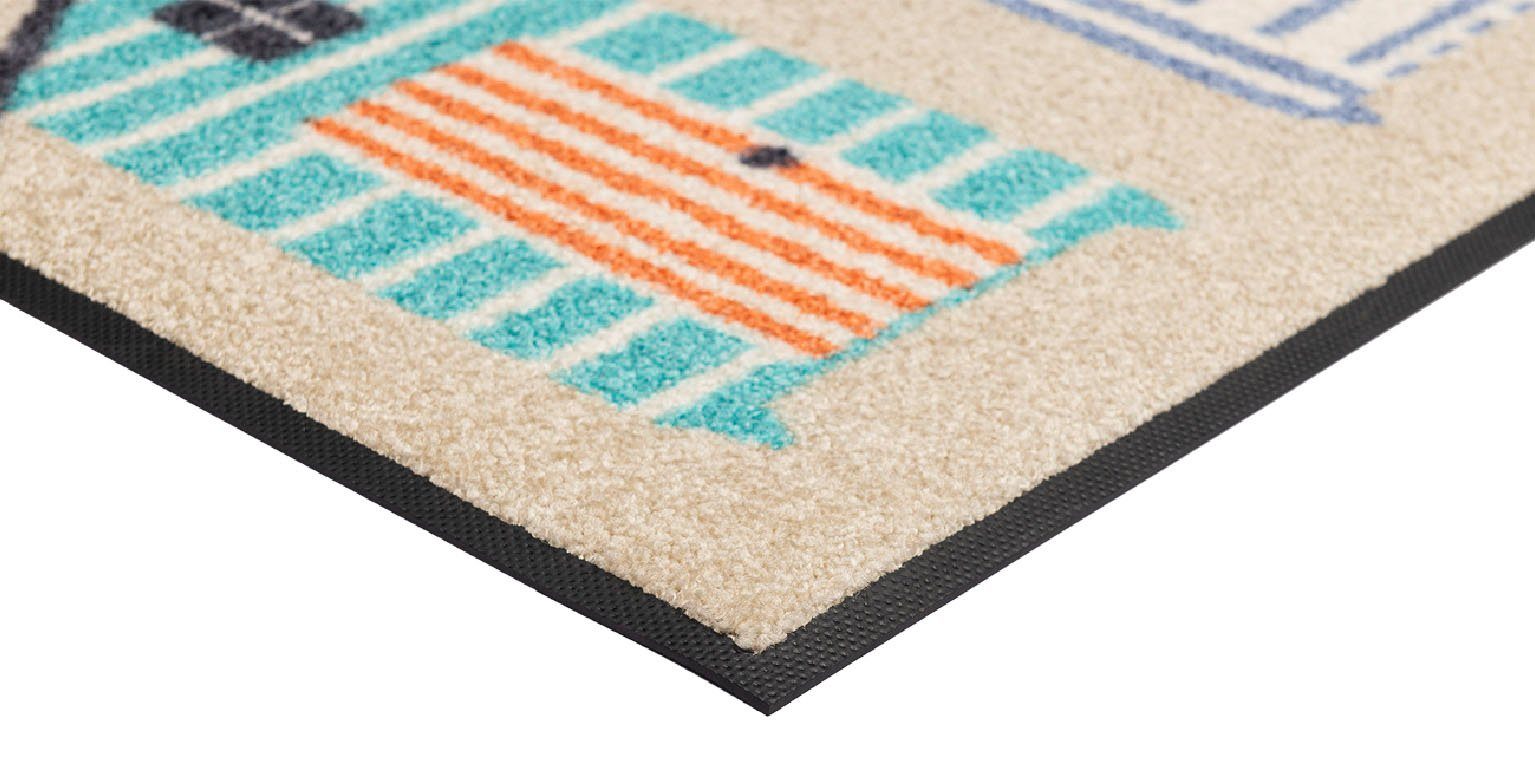 wash+dry by Kleen-Tex Fußmatte Beachhut, rechteckig – Bild 5 von 5