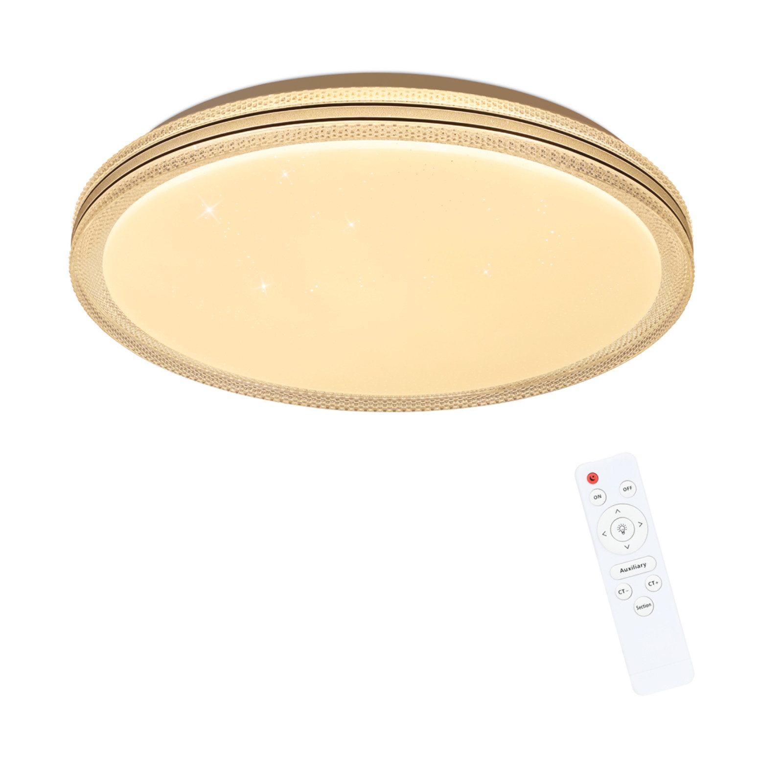 Nettlife LED Deckenleuchte Sternenhimmel Dimmbar Ø40cm günstig online kaufen