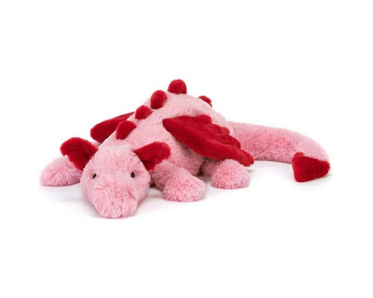 Kraftverdia Stoffpuppe Kawaii Drachen Kissen 50cm - Plüschtier & Deko-Bettkissen
