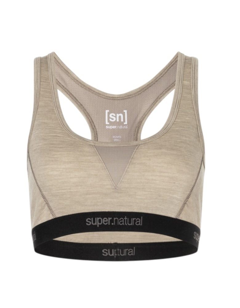 SUPER.NATURAL Sport-BH Funktionsunterwäsche Sport-Bra Tundra 220 Semplice (angenehmer)