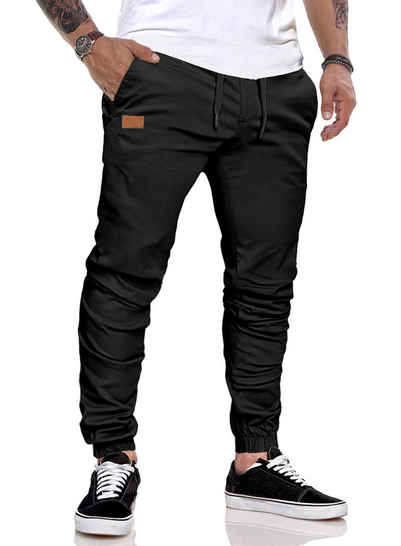 JMIERR Cargohose Chino Hose Herren Freizeithose Baumwolle Cargohose Herren Jogginghose (Cargohose, Cargohose) Elastikbund mit Tunnelzug