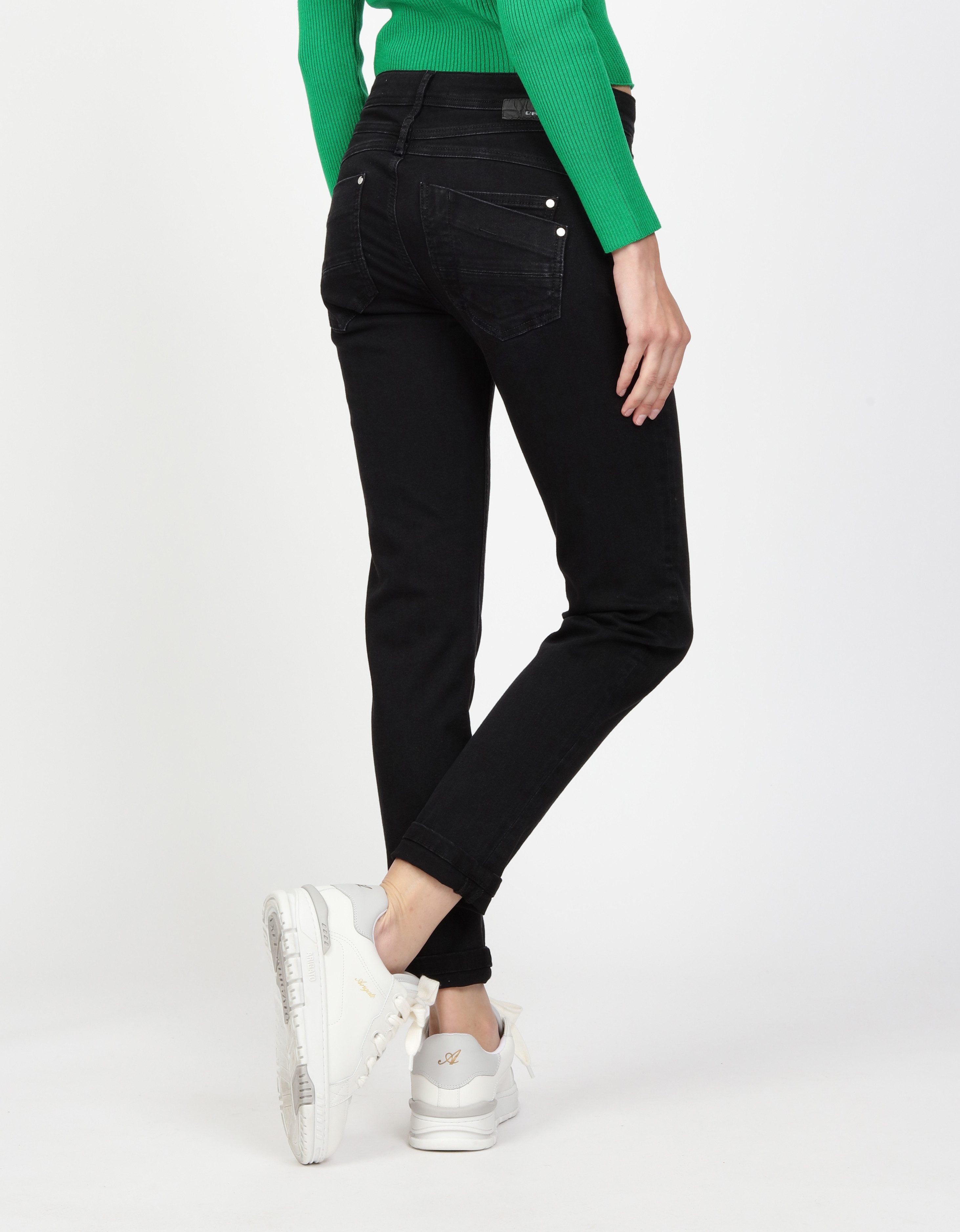 GANG Relax-fit-Jeans 94AMELIE mit Used-Effekten günstig online kaufen
