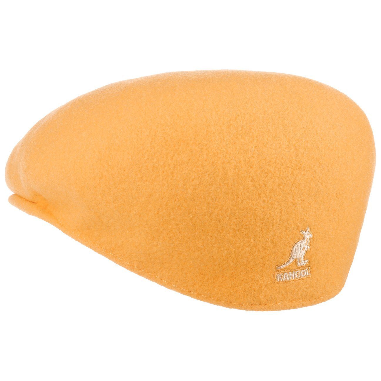Kangol (1-St) Schirm mit Cap Flat gelb Schiebermütze