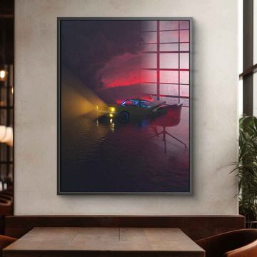 DOTCOMCANVAS® Acrylglasbild Drowning Desires - Acrylglas, Acrylglasbild Drowning Desires KI AI generiert digitale Kunst Wandbild