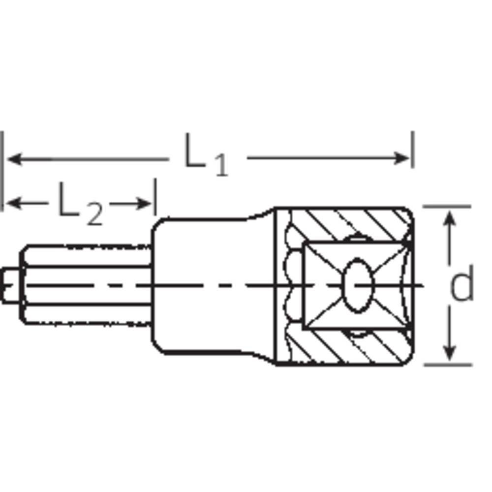 mm 6 Stahlwille 1/2″ Steckschlüssel-Bit-Einsatz Steckschlüssel