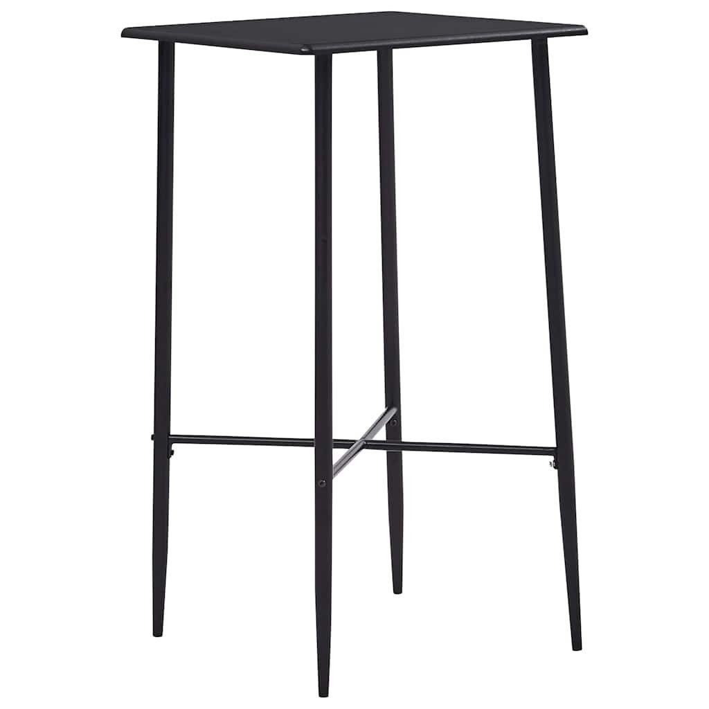 vidaXL Esstisch Bartisch Schwarz 60 x 60 x 111 cm MDF (1-St)